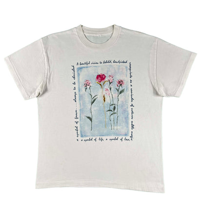 90s Hand Picked Flowers Tee- L