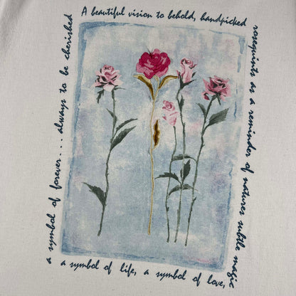90s Hand Picked Flowers Tee- L