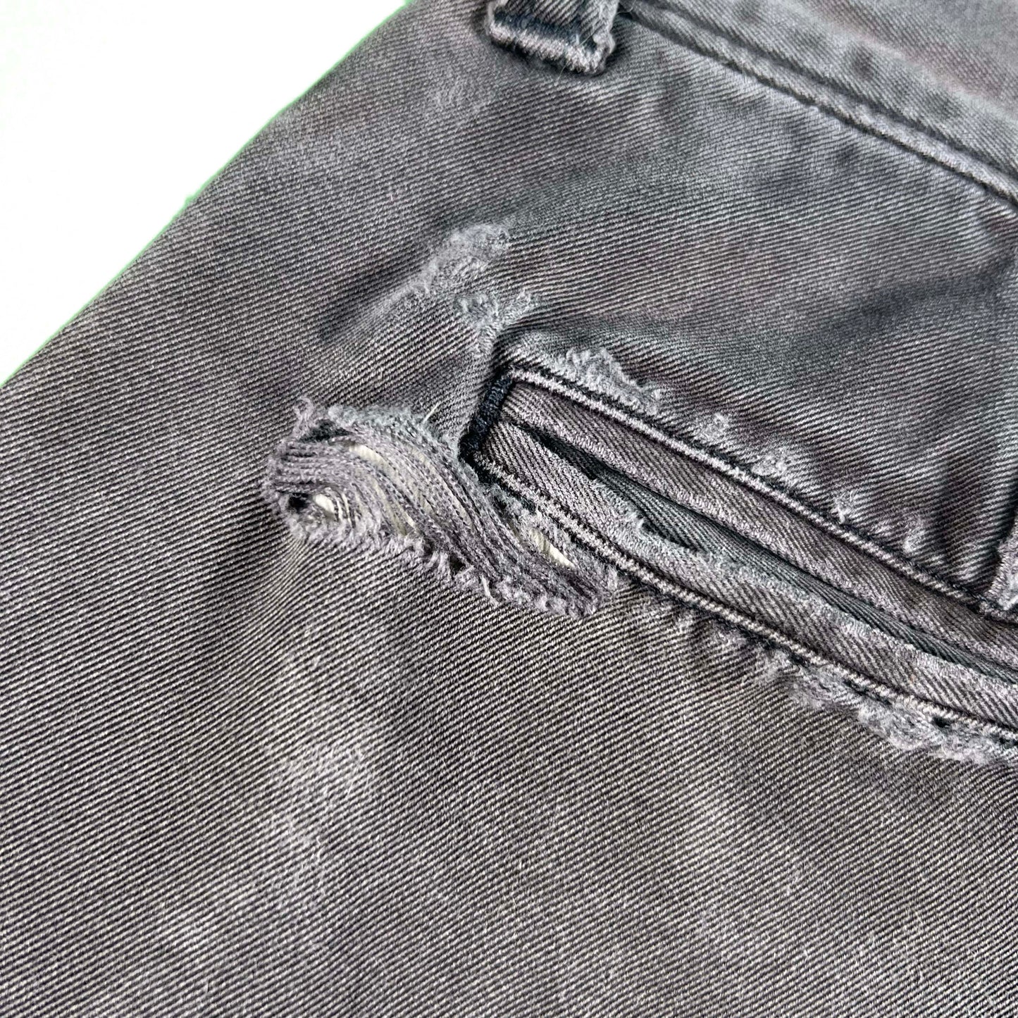 00s J.Crew Sun Faded & Worn Black Chino Pants- 35x31