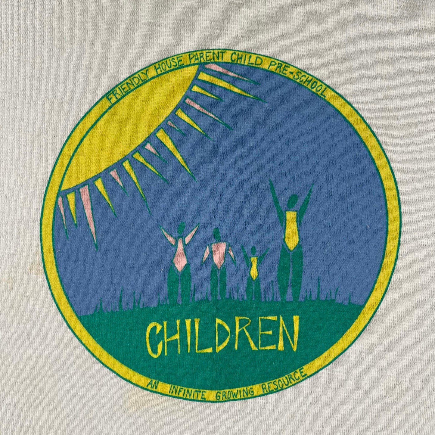 80s/90s Well Worn Children Pre-School Tee- L