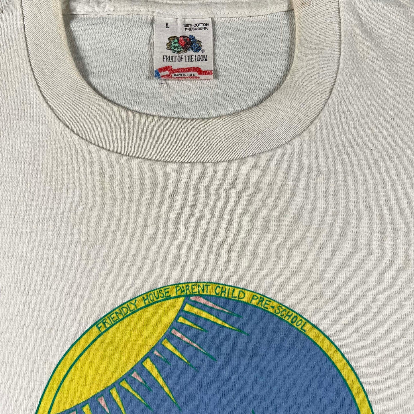 80s/90s Well Worn Children Pre-School Tee- L