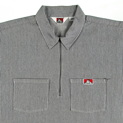 80s Ben Davis Hickory Stripe Work Shirt- XL