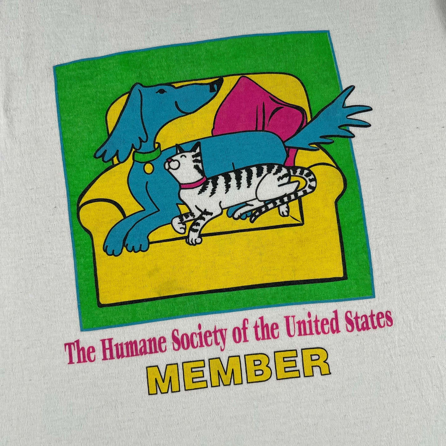 90s Humane Society Member Tee- XL