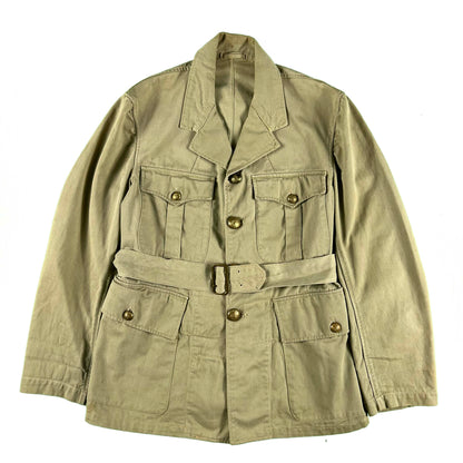 40s/50s Canadian Army Belted Safari Bush Jacket- S