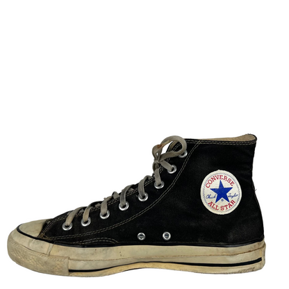 70s Sun Faded Black Made in USA Converse- M's 10, W's 11.5