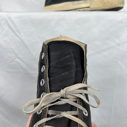 70s Sun Faded Black Made in USA Converse- M's 10, W's 11.5