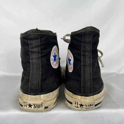 70s Sun Faded Black Made in USA Converse- M's 10, W's 11.5