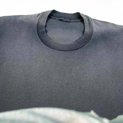 80s Perfectly Sun Faded Black Kung Fu Tee- XL