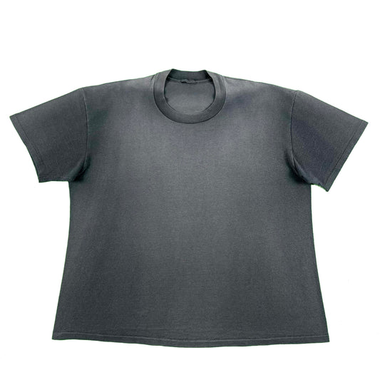 80s Perfectly Sun Faded Black Kung Fu Tee- XL