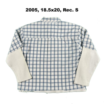 Vintage Old Navy Cropped Plaid Shirt & Waffle Knit Thermals- SELECT COMBO