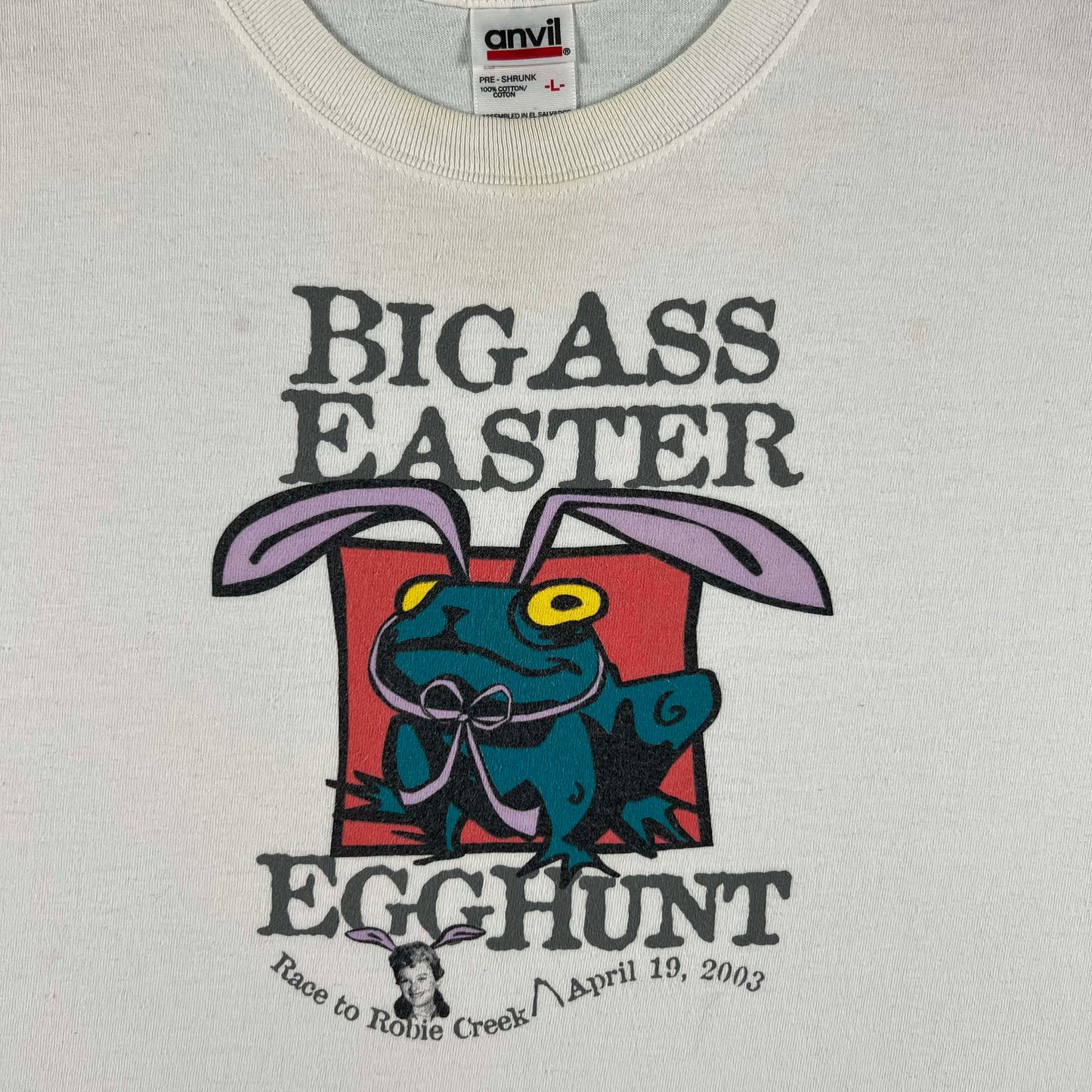 00s Big Ass Easter Egg Hunt Tee- L