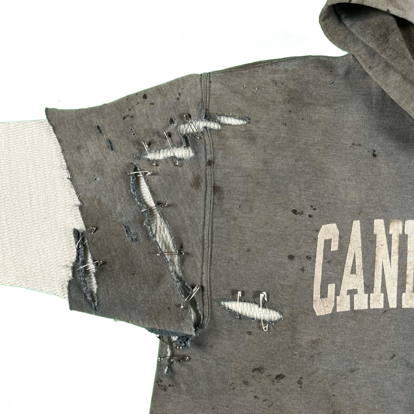 Cannon Beach Zombie Hoodie & 70s Waffle Knit Thermal- L