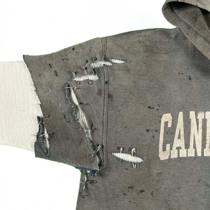 Cannon Beach Zombie Hoodie & 70s Waffle Knit Thermal- L