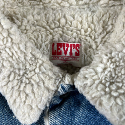 70s/80s Levi's Sherpa Lined Denim Trucker Jacket- SELECT JACKET