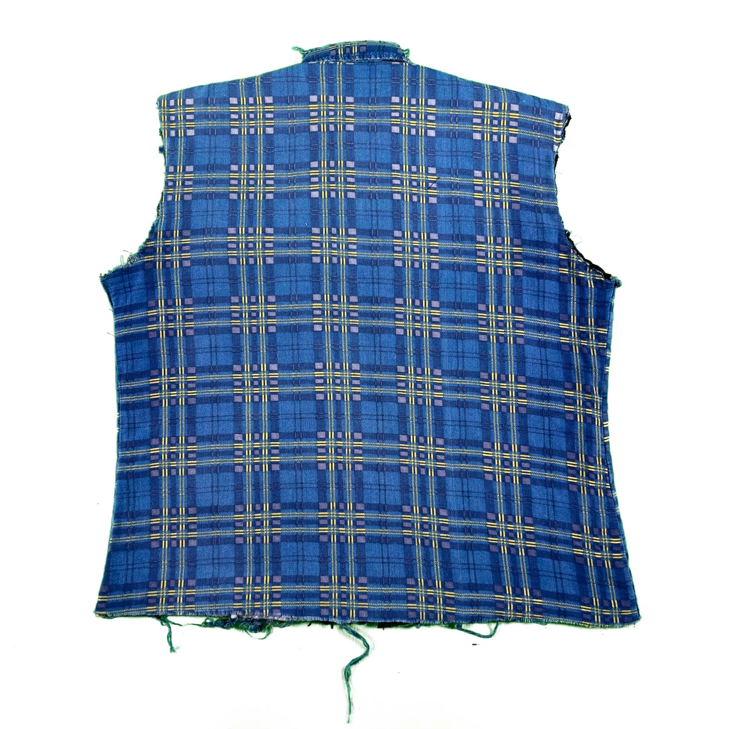 90s Saugatuck Quilted Flannel Vest- L