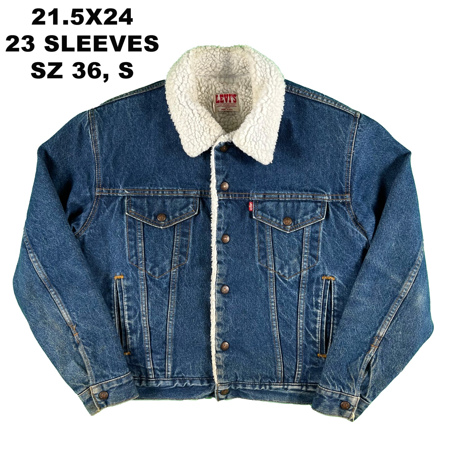 70s/80s Levi's Sherpa Lined Denim Trucker Jacket- SELECT JACKET