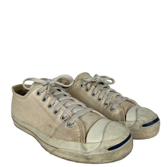 80s White/Cream Made in USA Converse Jack Purcells- SELECT PAIR
