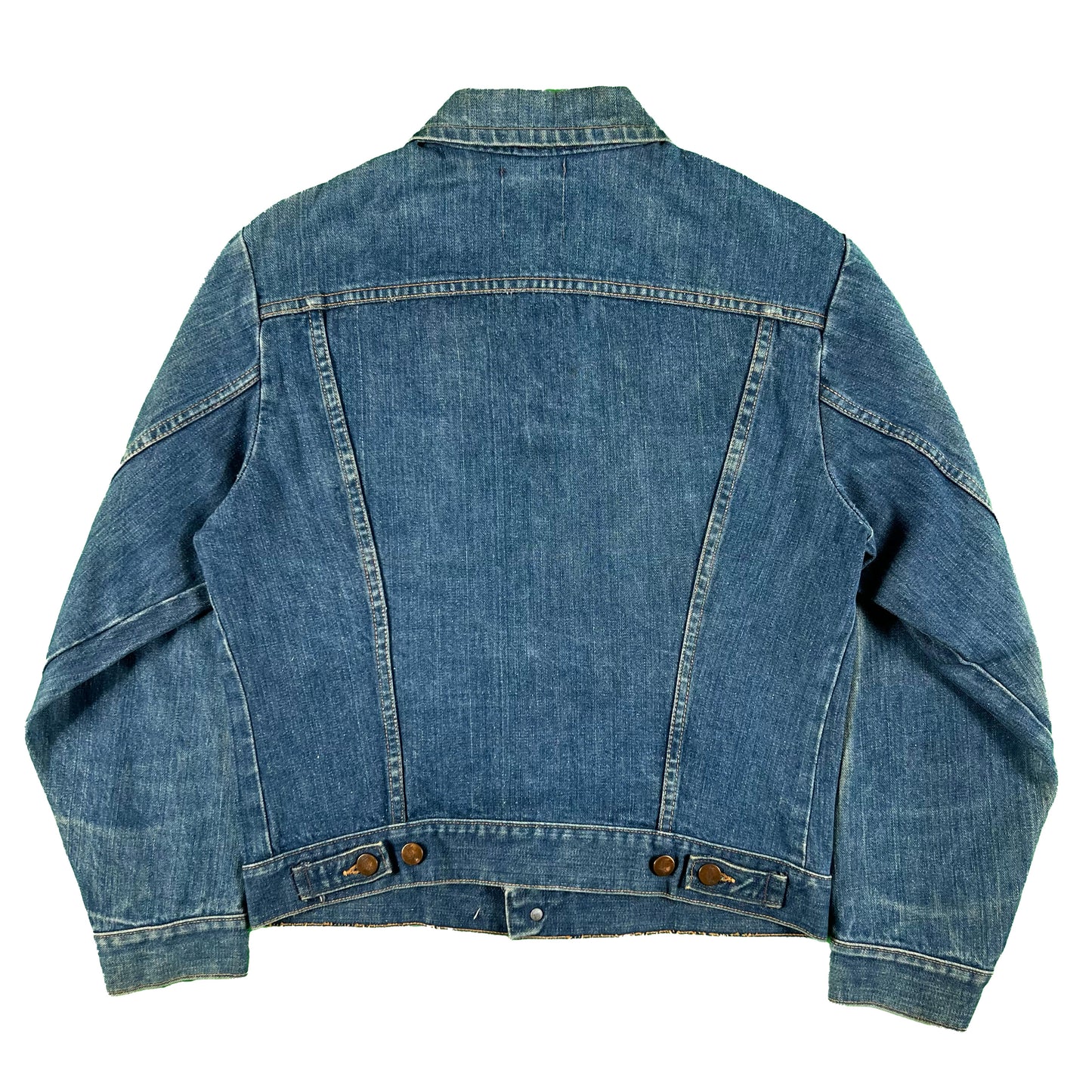 70s Wrangler Sun Faded Denim Trucker Jacket- M