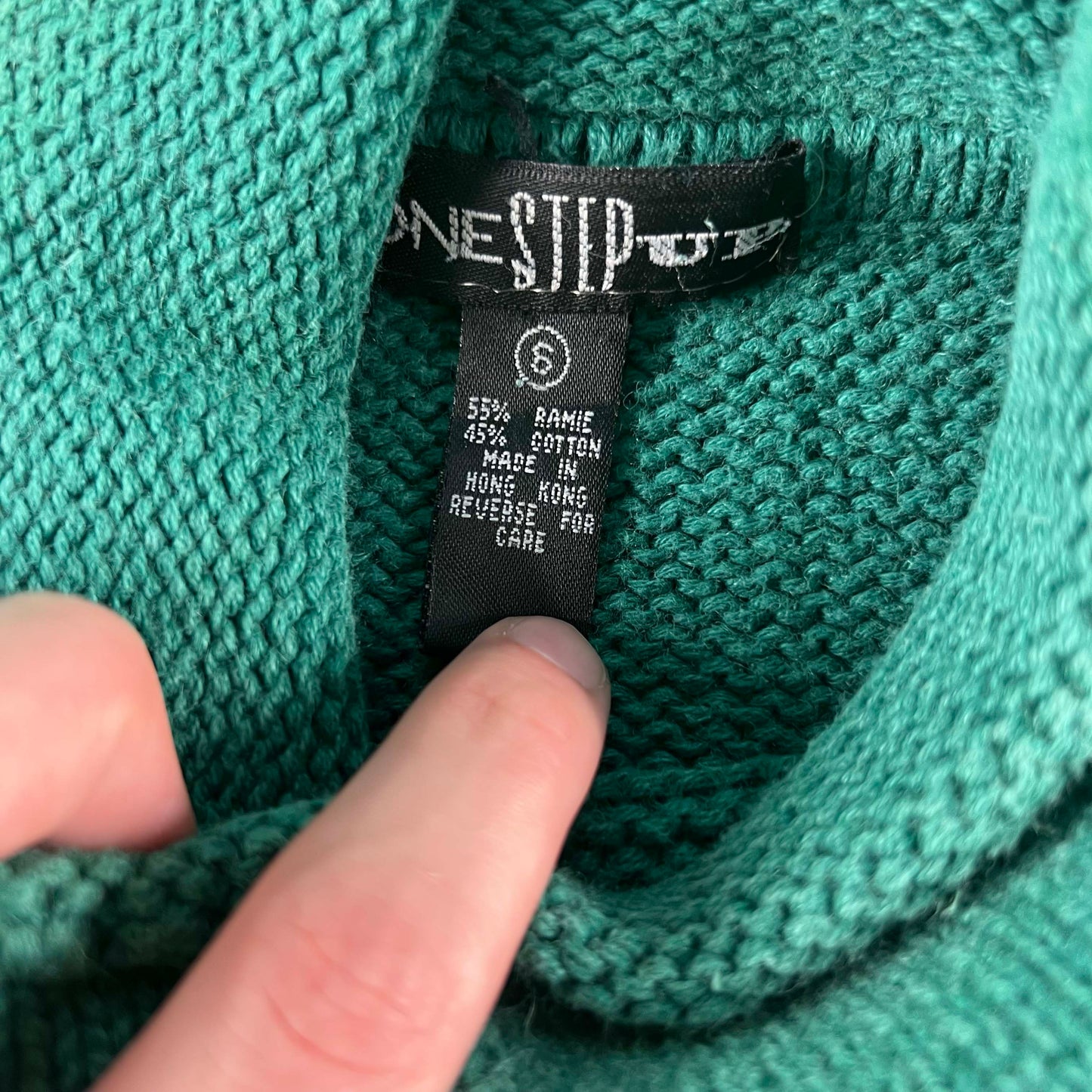 90s 'OneStepUp' Rollneck Sweater- S