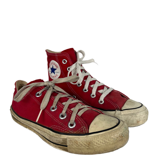80s Red Made in USA Converse- SELECT PAIR