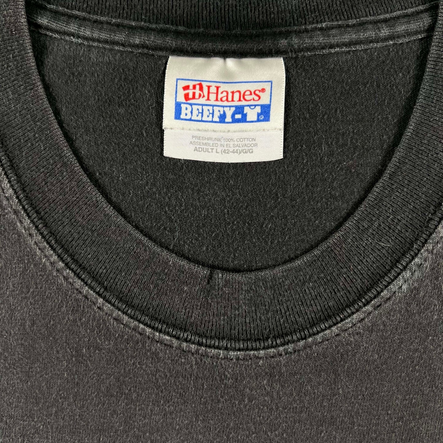 00s Faded Black Texas Longhorns Tee- L