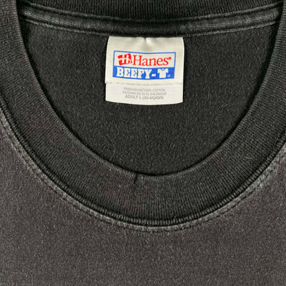00s Faded Black Texas Longhorns Tee- L