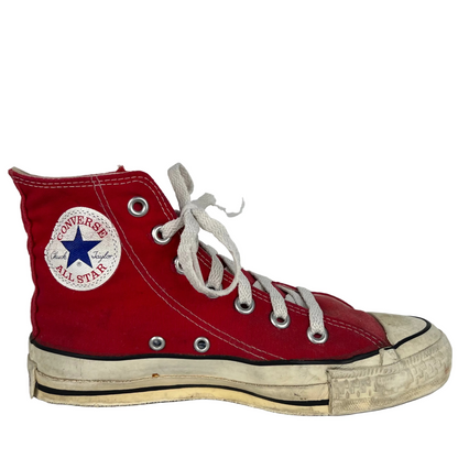 80s Red Made in USA Converse- SELECT PAIR