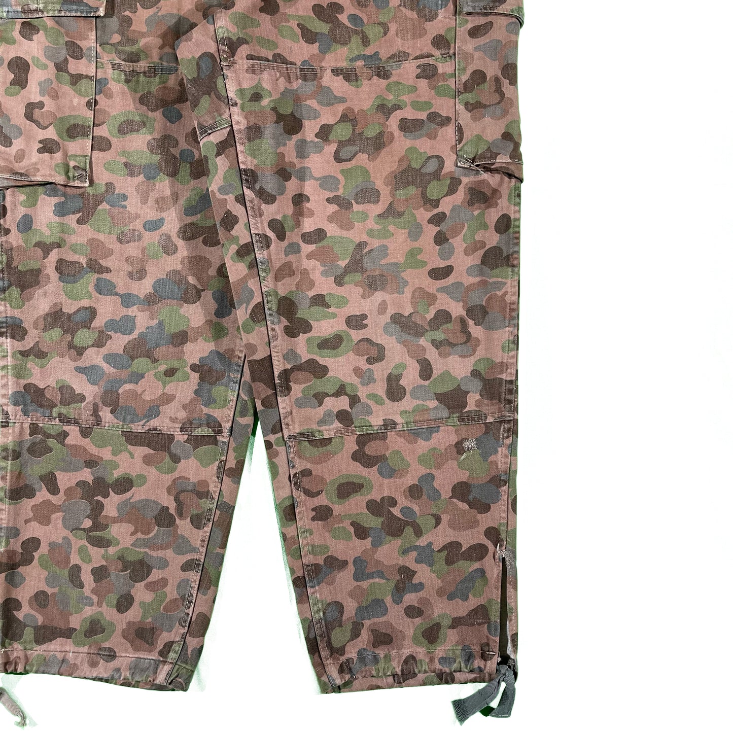 60s Austrian Pea Dot Camo Trousers- 33x26.5