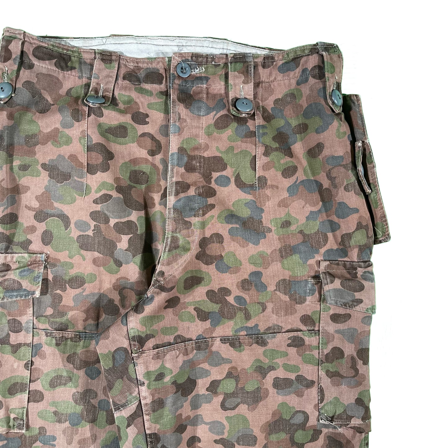 60s Austrian Pea Dot Camo Trousers- 33x26.5