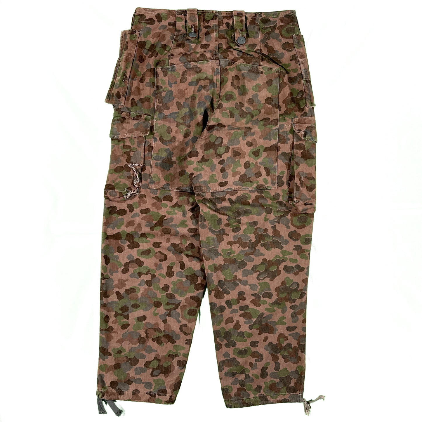 60s Austrian Pea Dot Camo Trousers- 33x26.5