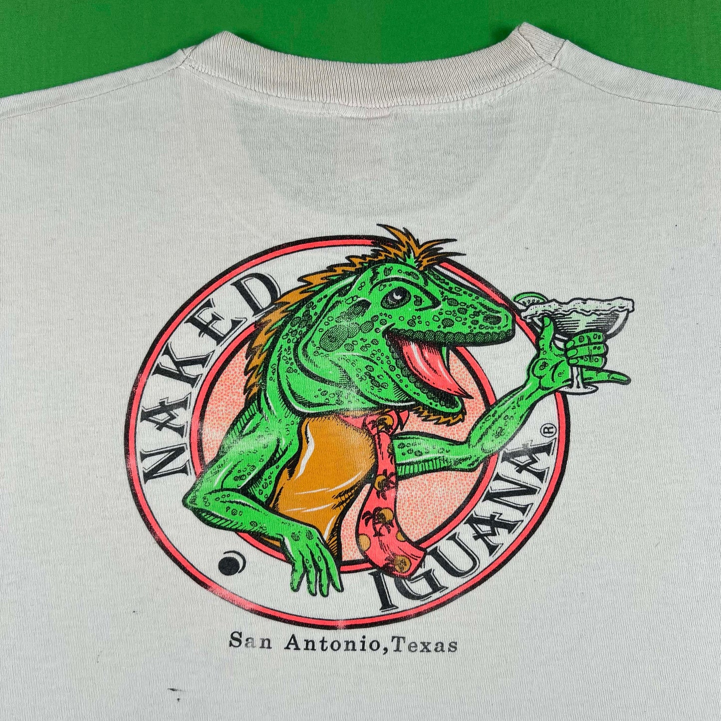 90s Naked Iguana Cantina Painters Tee- XL