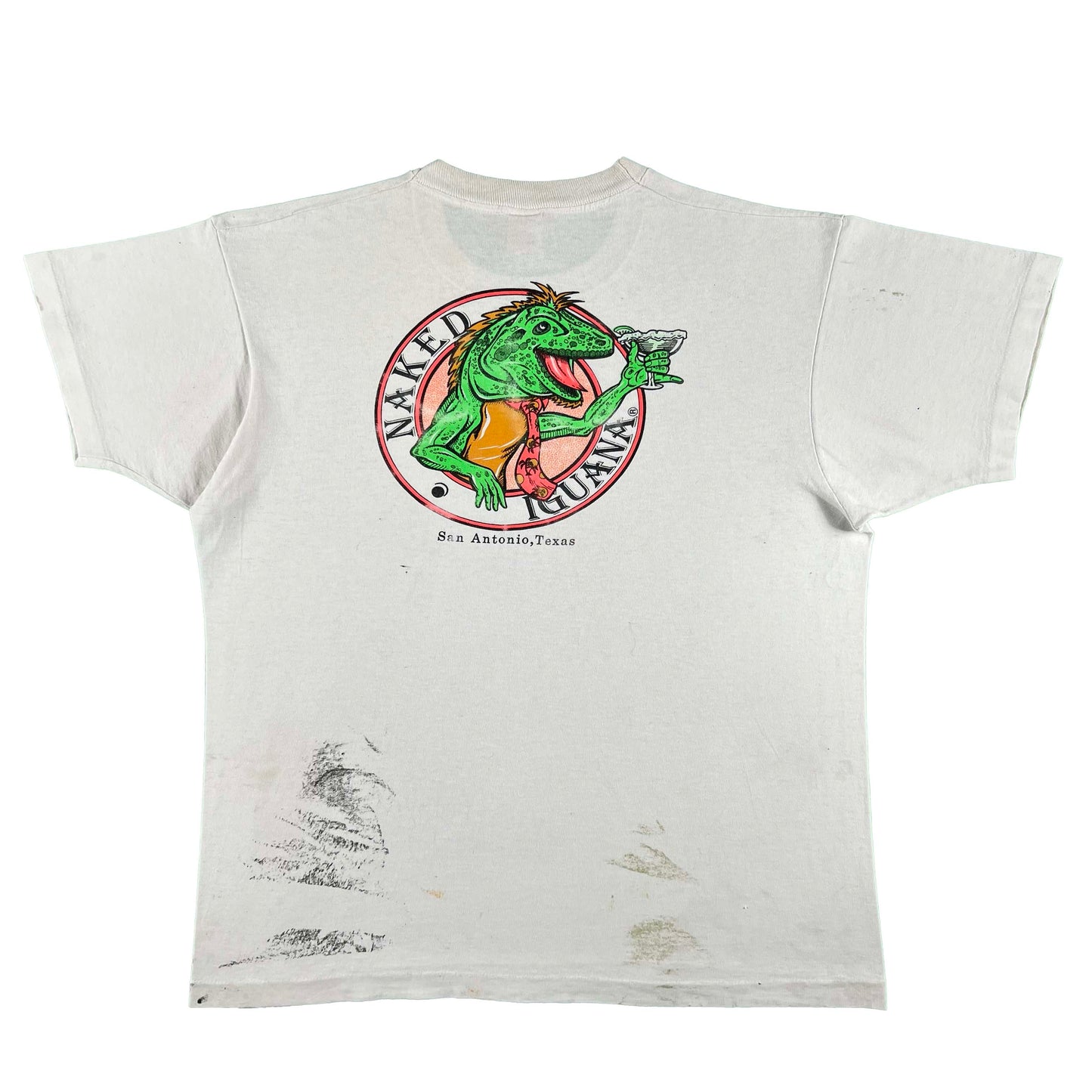 90s Naked Iguana Cantina Painters Tee- XL