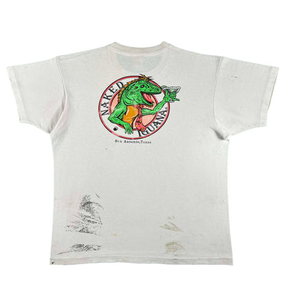 90s Naked Iguana Cantina Painters Tee- XL