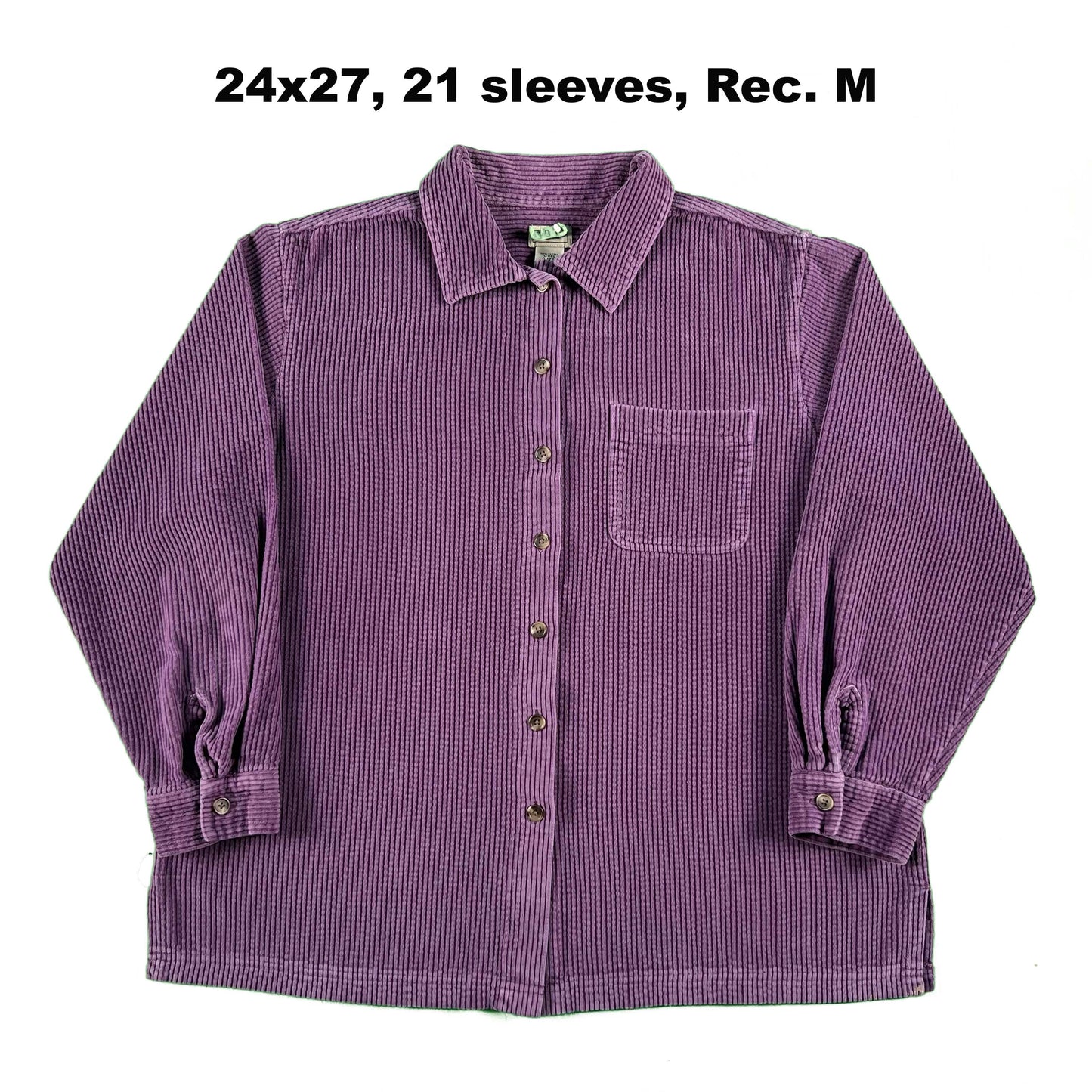 L.L. Bean Corduroy Shackets- SELECT SHIRT