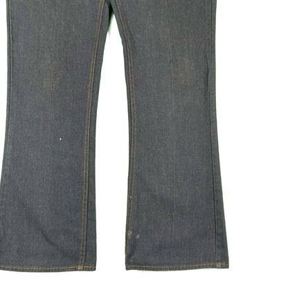 70s Dark Wash Lee Flares- 33x33