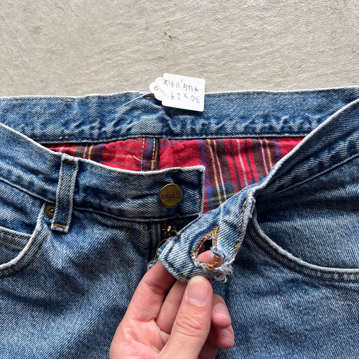Vintage L.L.Bean Flannel/Fleece Lined Denim- SELECT PAIR