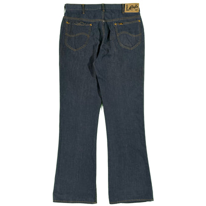 70s Dark Wash Lee Flares- 33x33