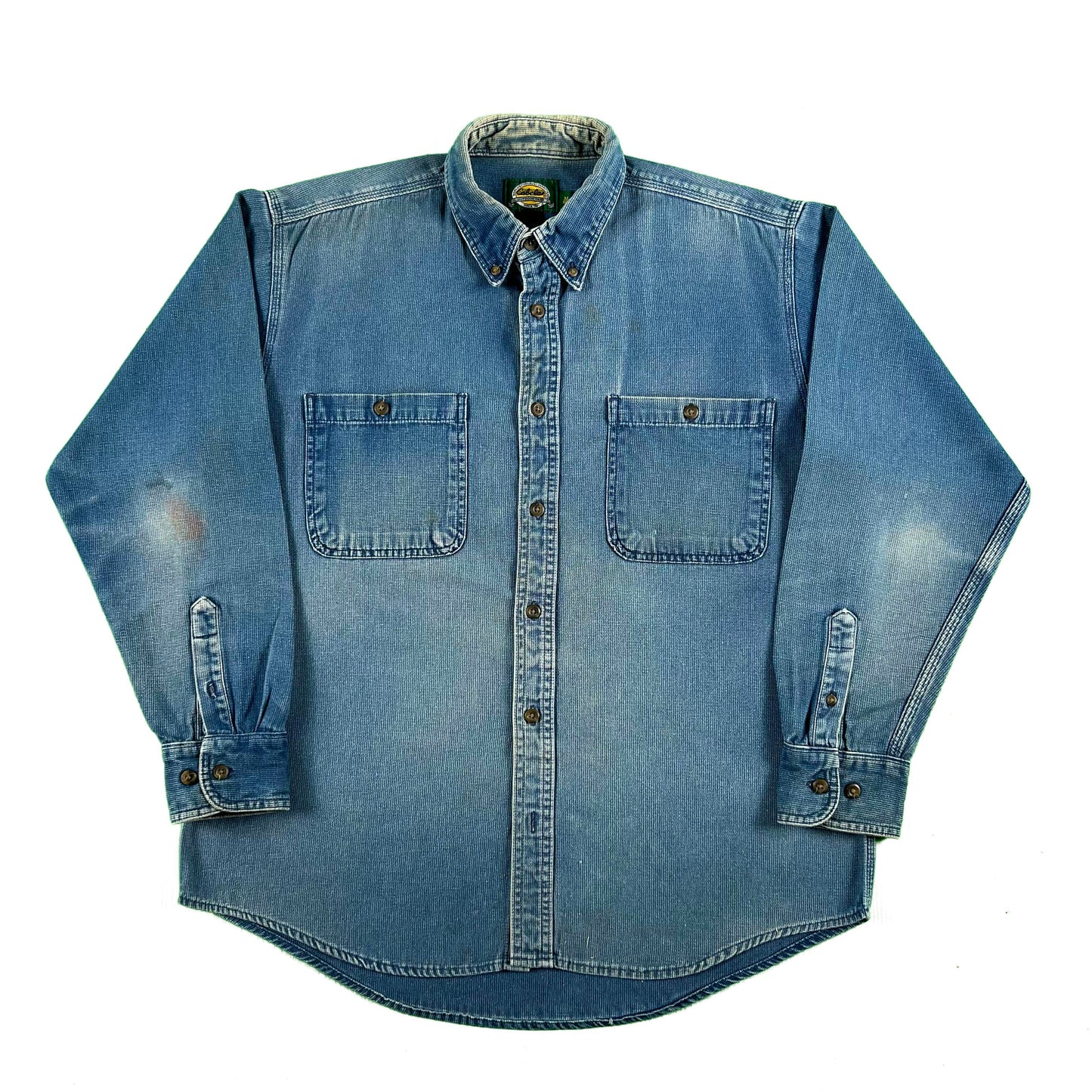 00s Cabela's Sun Faded Cotton Overshirt- M