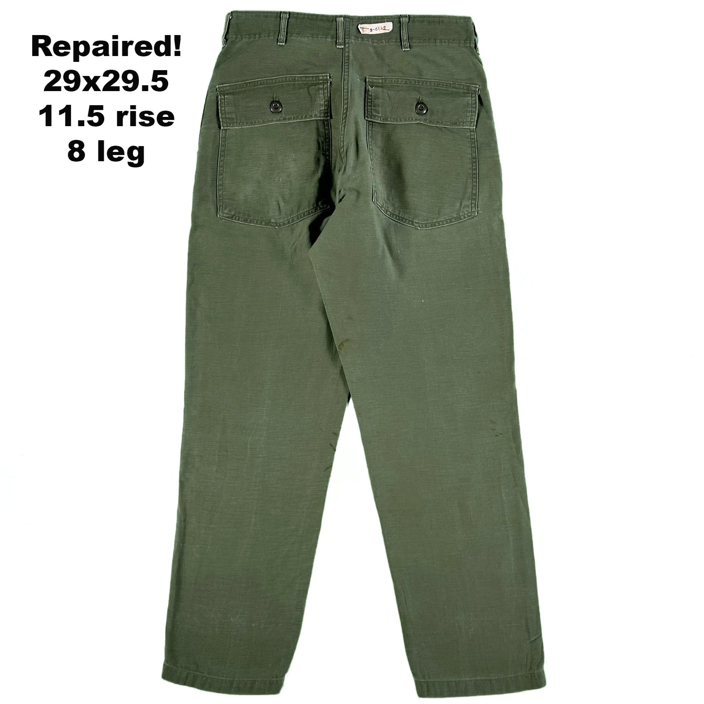 60s/70s OG-107 Army Fatigue Trousers- SELECT PAIR