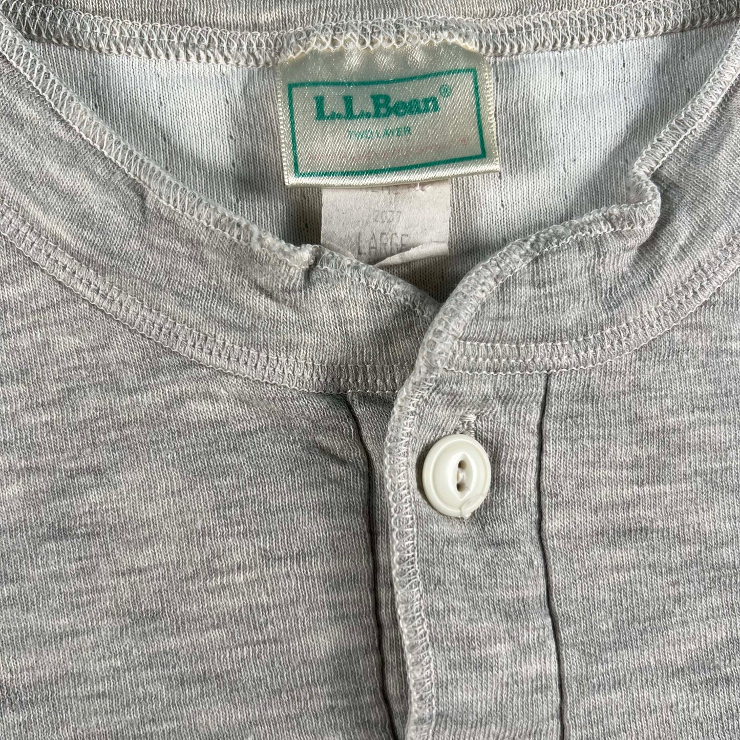 80s/90s L.L. Bean 'River Driver's Shirt' Henley Thermals- SELECT SHIRT