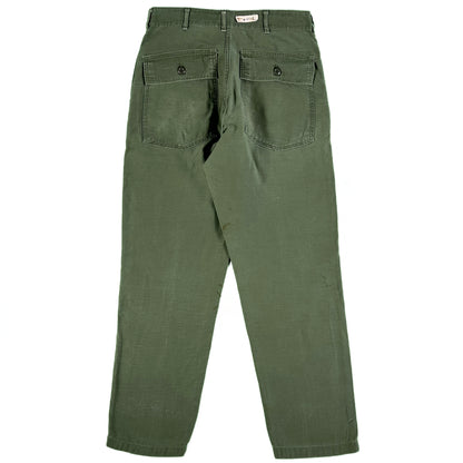 60s OG-107 Repaired Army Trousers- 29x29.5