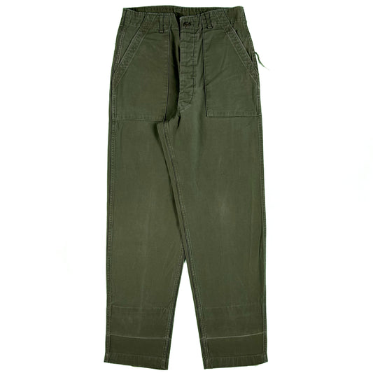 70s OG-107 Army Trousers- 29x31
