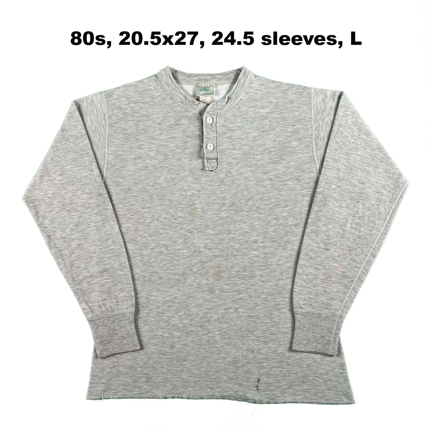 80s/90s L.L. Bean 'River Driver's Shirt' Henley Thermals- SELECT SHIRT