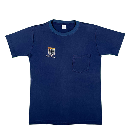 70s Germany Two Tone Pocket Tee- M