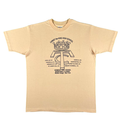 80s Christ the King Girl's Basketball Classic Tee- L