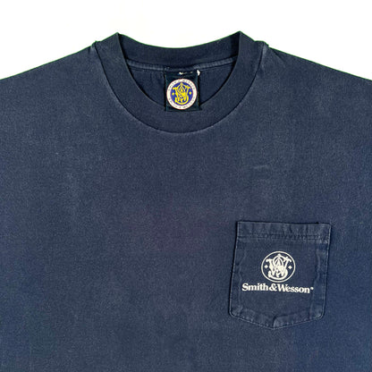 90s Smith & Wesson Pocket Tee- XL