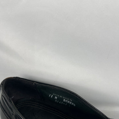 90s Black Leather Tassel Loafers- M's 11, W's 12.5