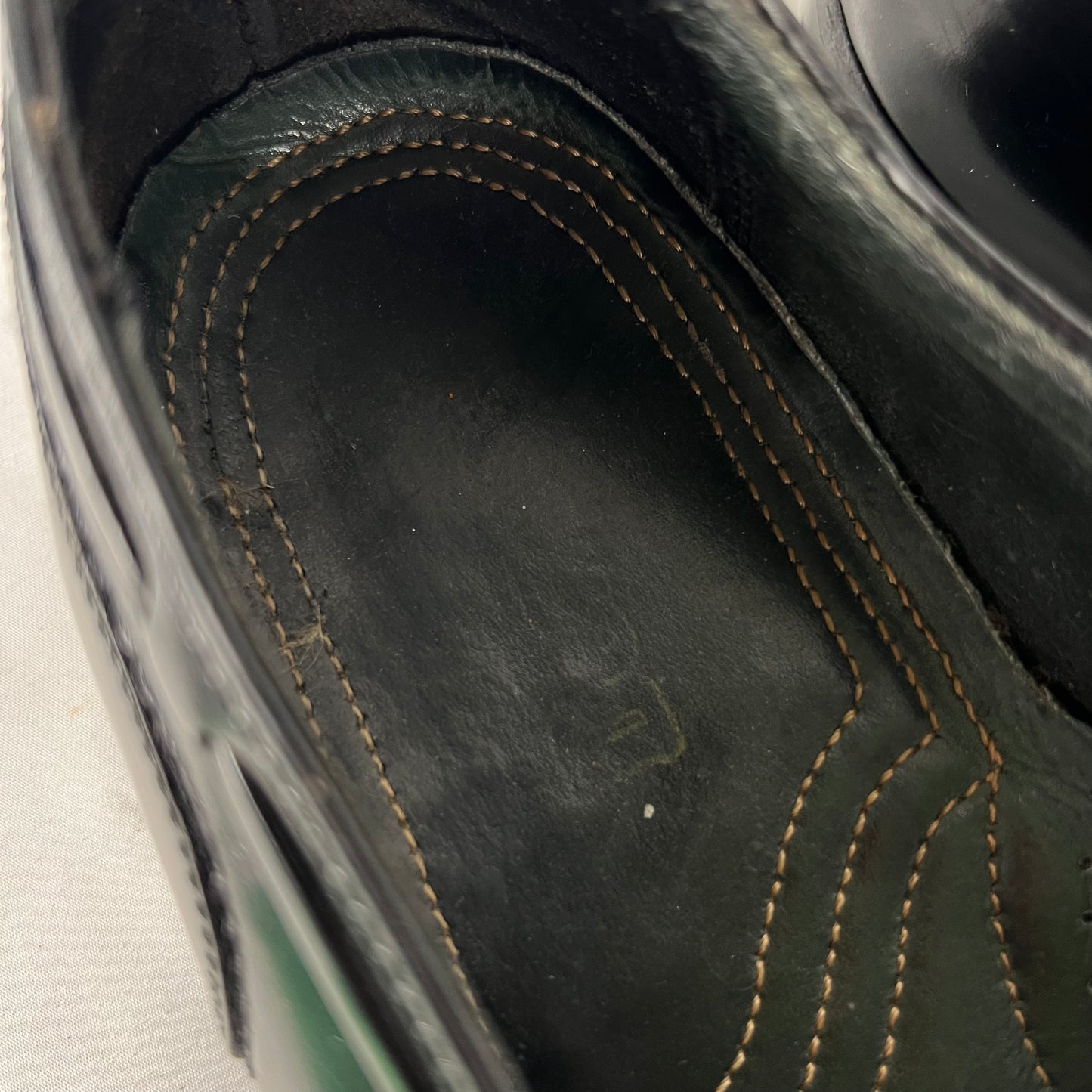 90s Black Leather Tassel Loafers- M's 11, W's 12.5
