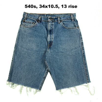 80s/90s Levi's Cut Off Denim Shorts- SELECT PAIR
