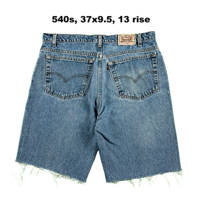 80s/90s Levi's Cut Off Denim Shorts- SELECT PAIR